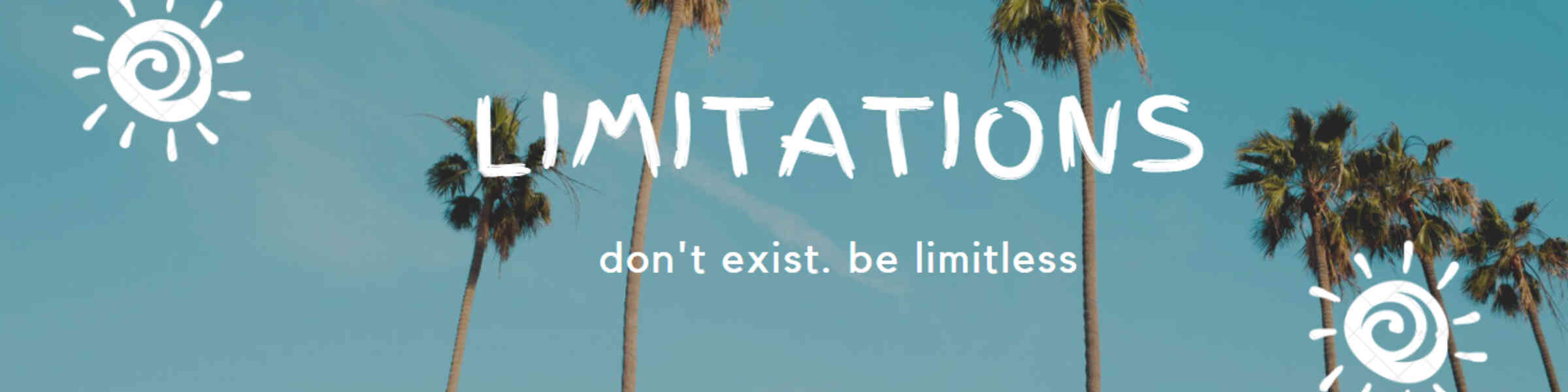 Redbubble banner for @Limitations