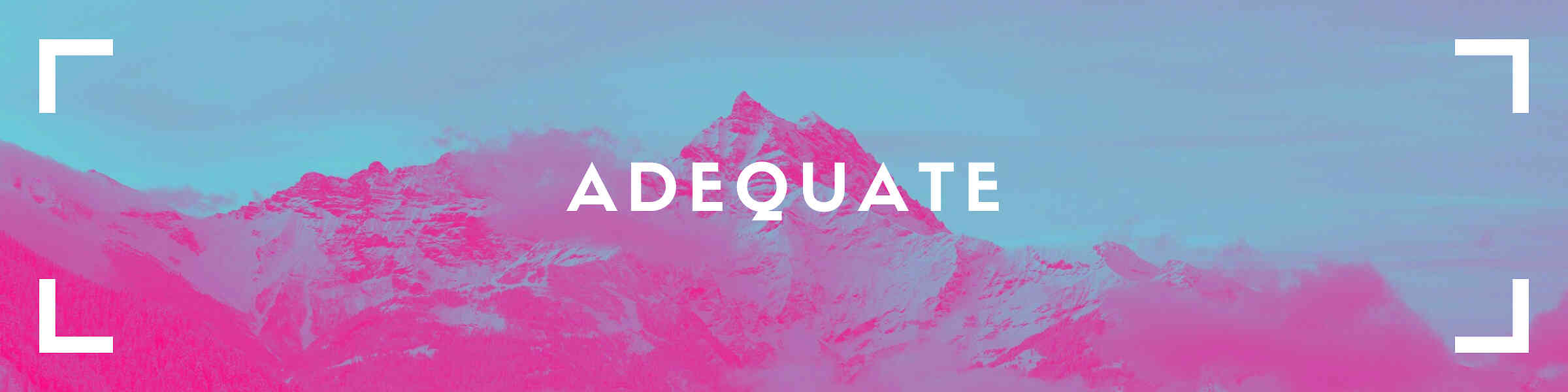 Redbubble banner for @Adequate