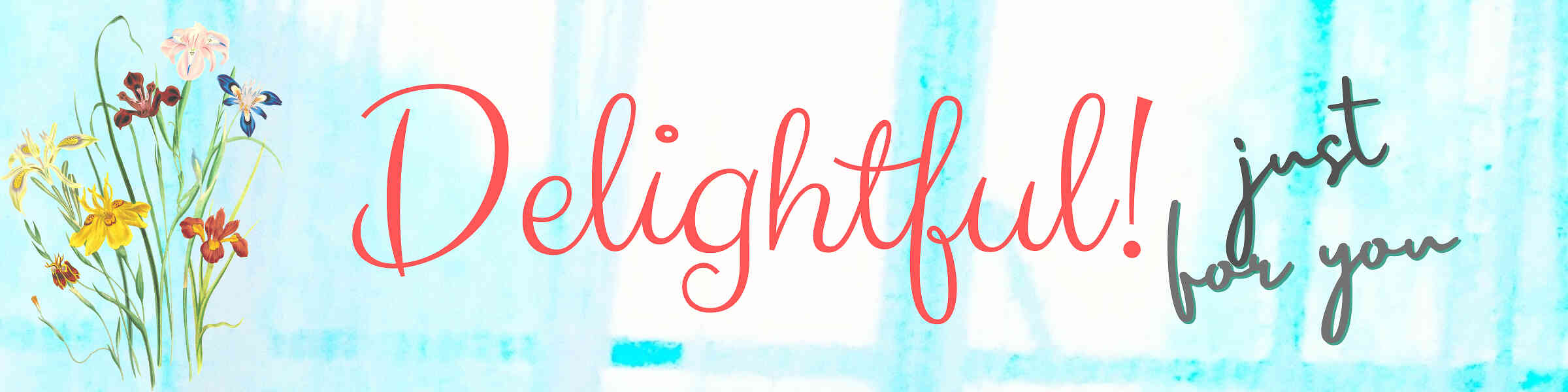 Redbubble banner for @Delightfully