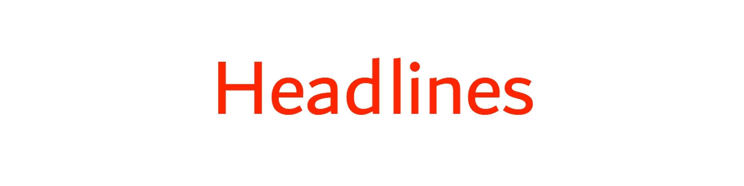 Redbubble banner for @Headlines