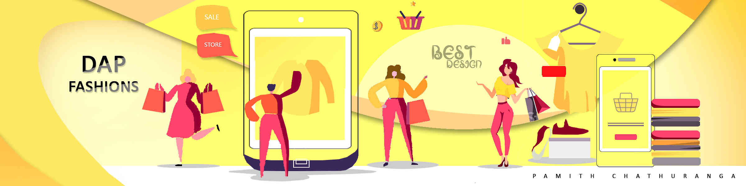 Redbubble banner for @Pamith