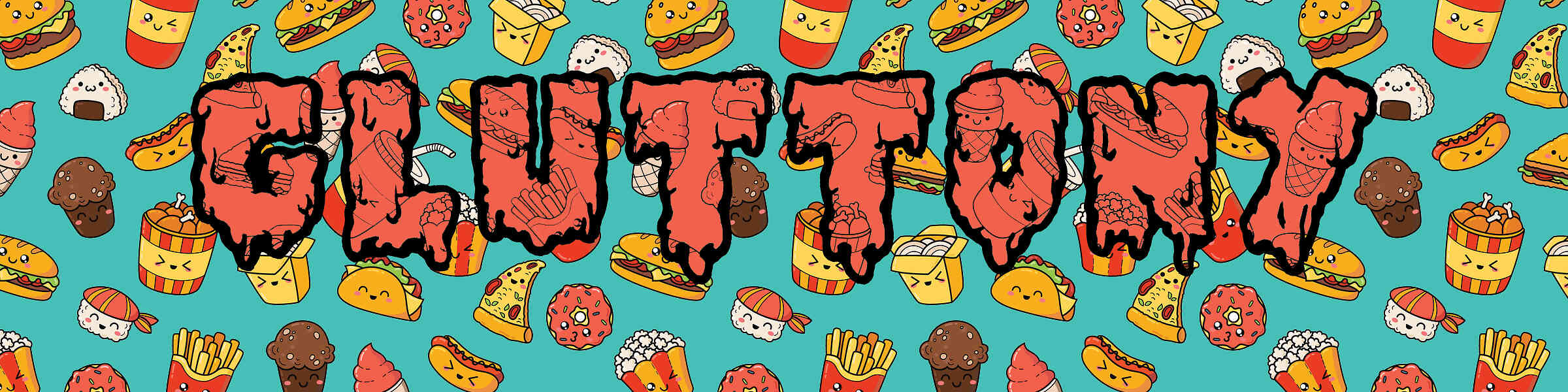 Redbubble banner for @Gluttony