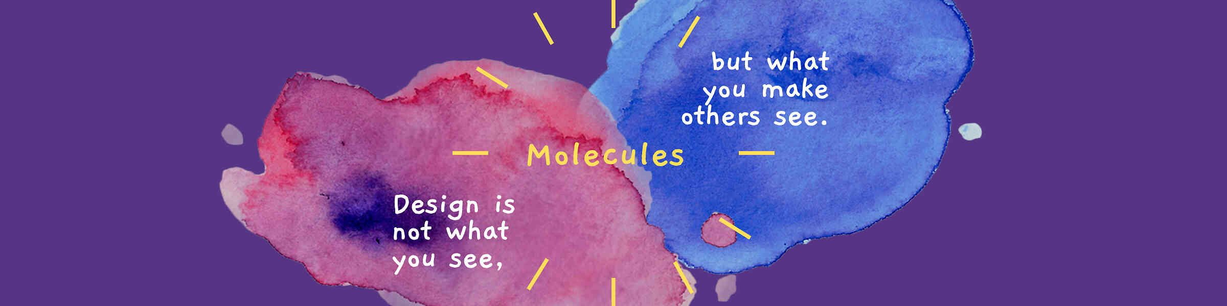 Redbubble banner for @Molecules