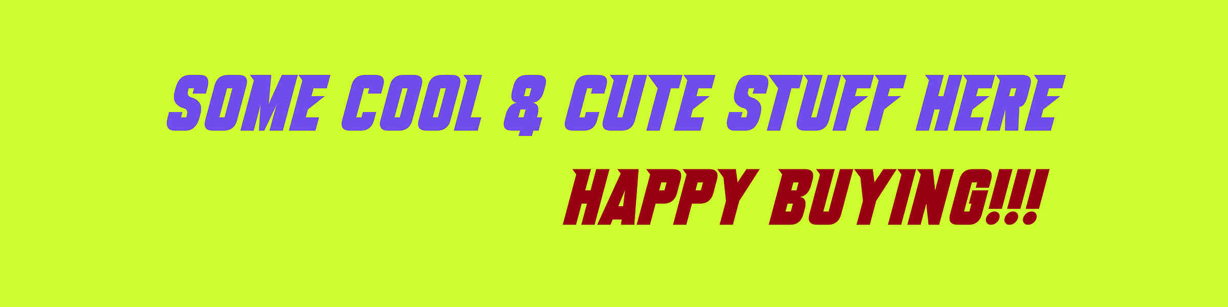Artist shop banner image
