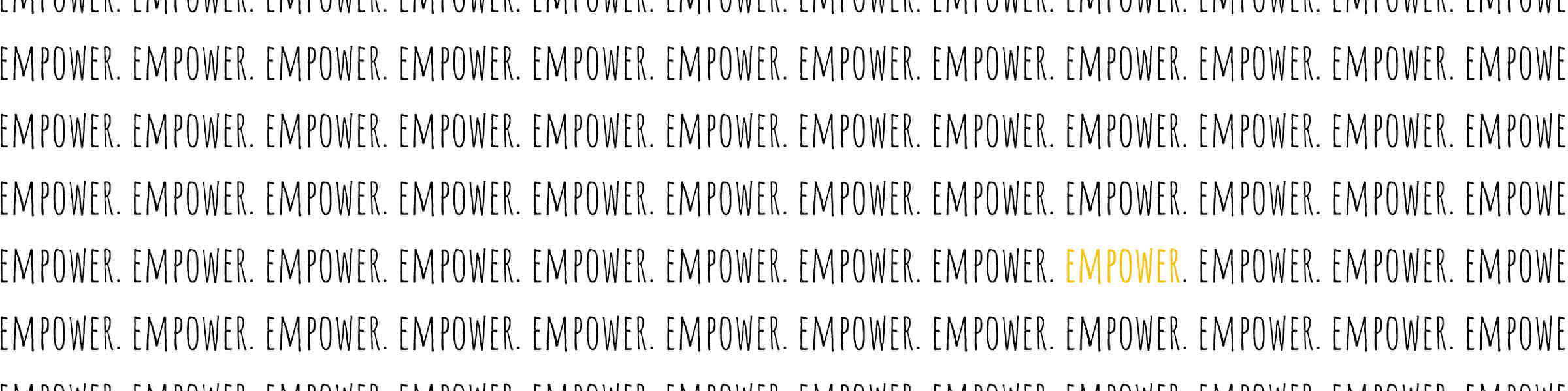 Redbubble banner for @empowering