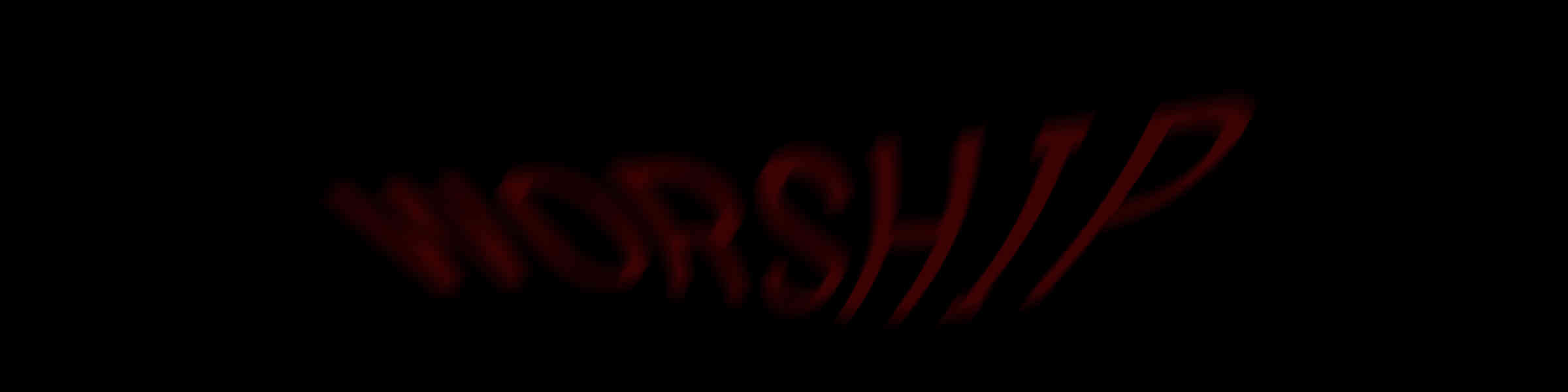 Redbubble banner for @Worship