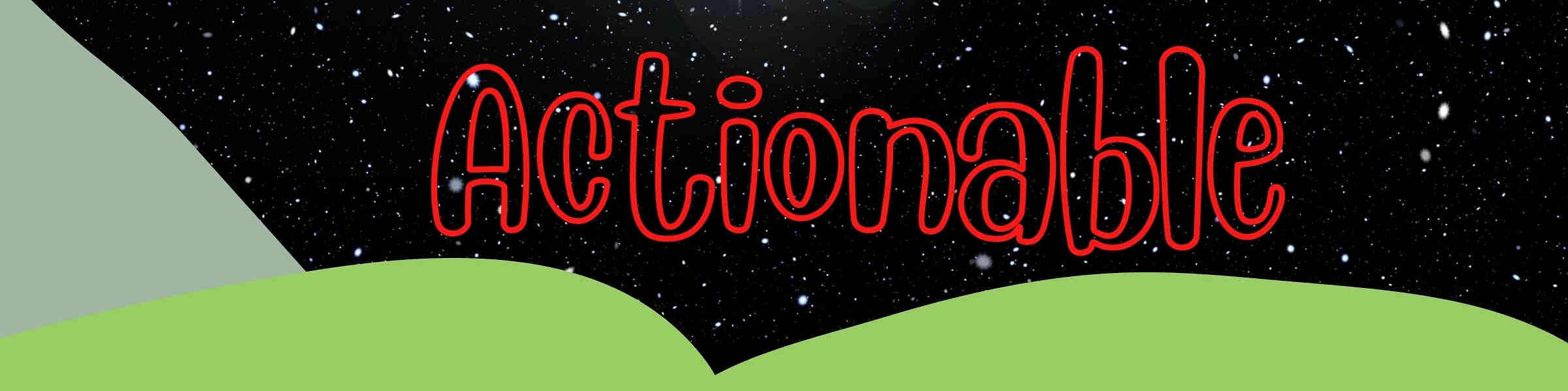 Redbubble banner for @actionable