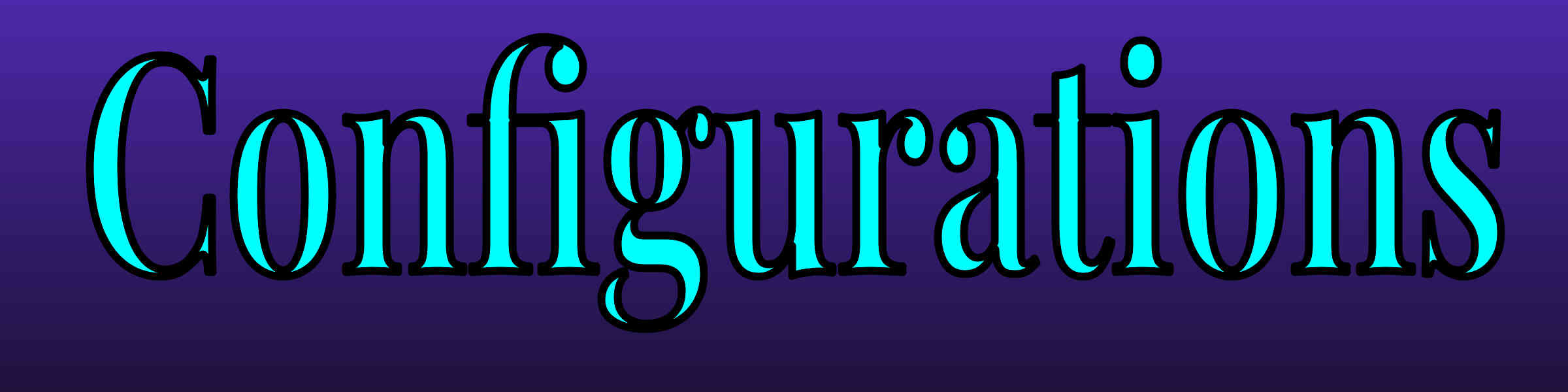 Redbubble banner for @Configurations