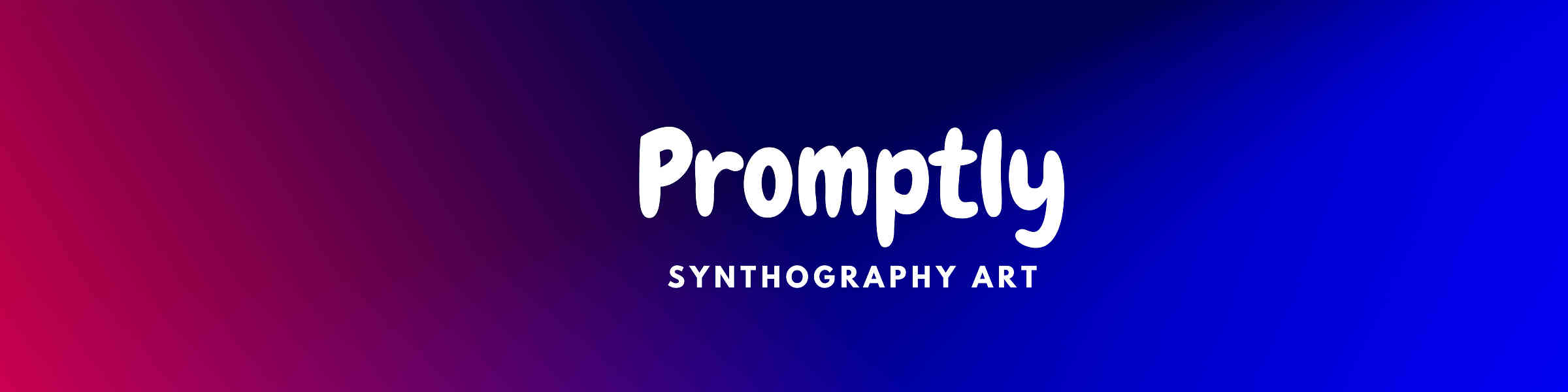 Redbubble banner for @Promptly