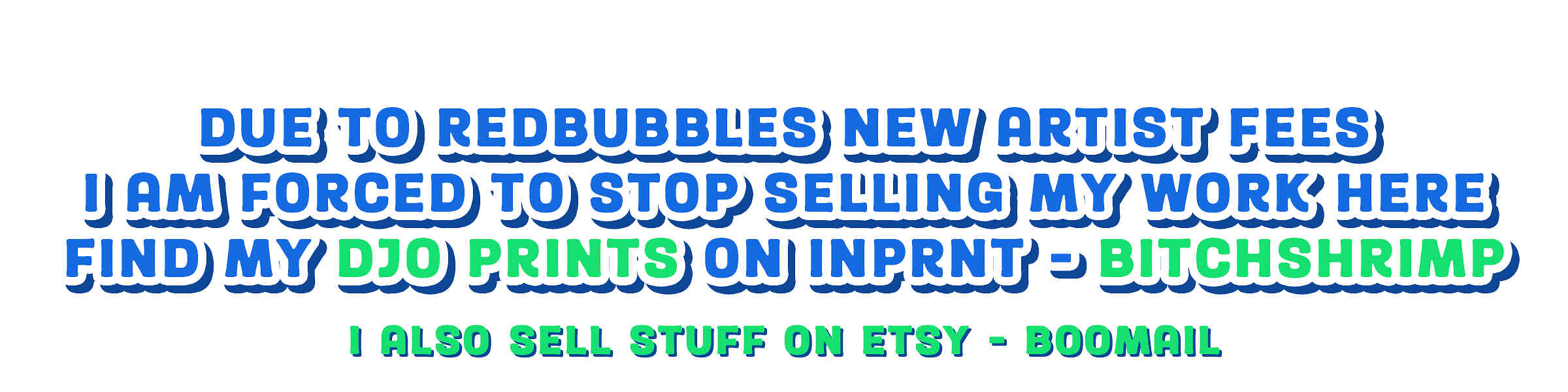 Artist shop banner image
