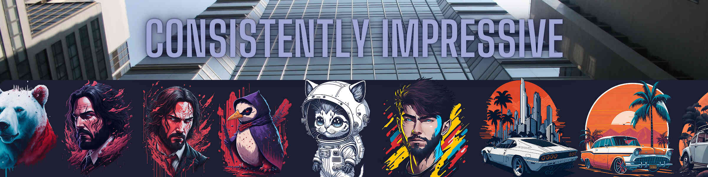 Redbubble banner for @Consistently