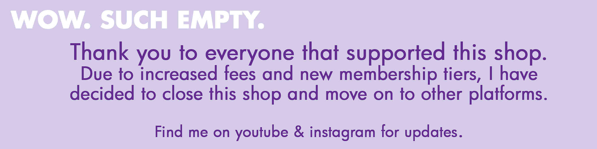Artist shop banner image