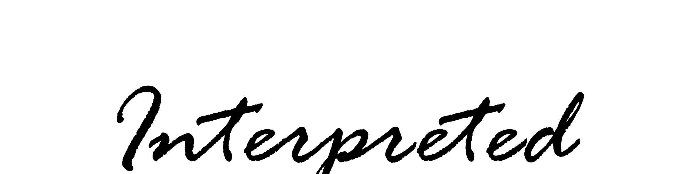 Redbubble banner for @Interpreted