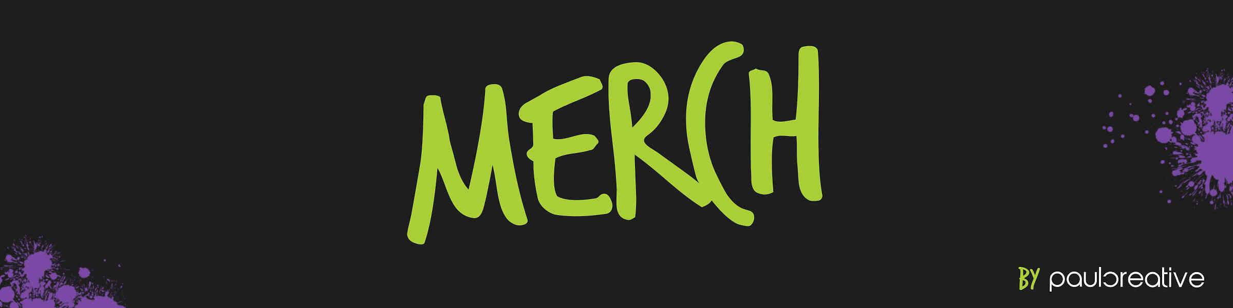 Artist shop banner image