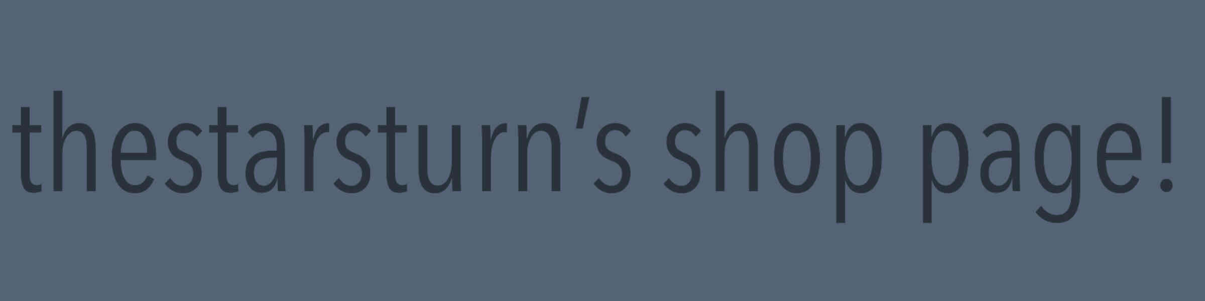 Artist shop banner image