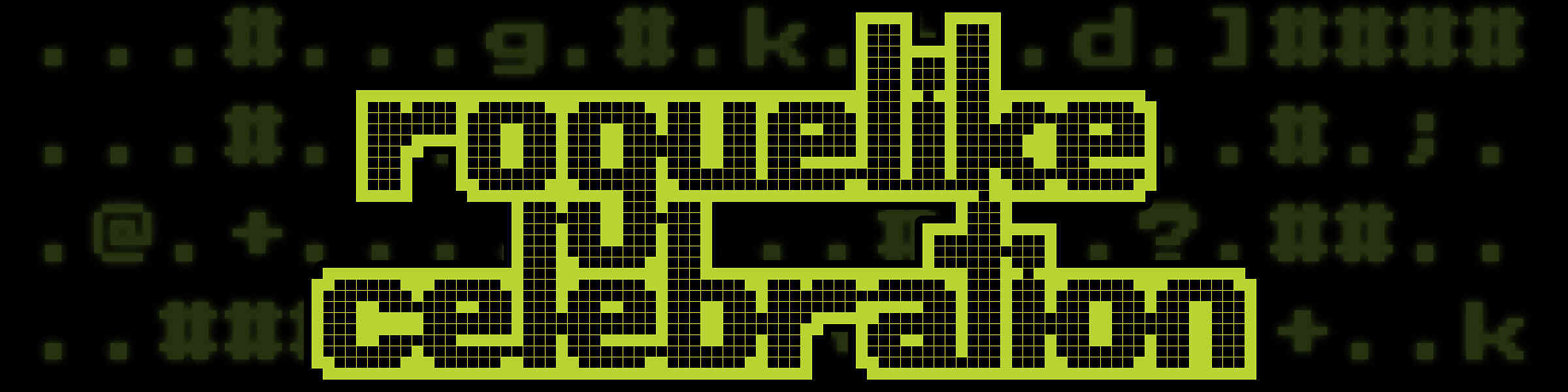 Redbubble banner for @Roguelike