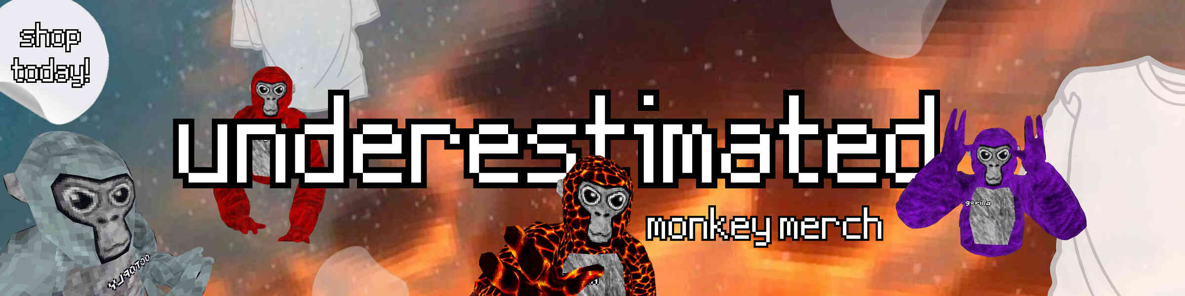 Redbubble banner for @underestimated