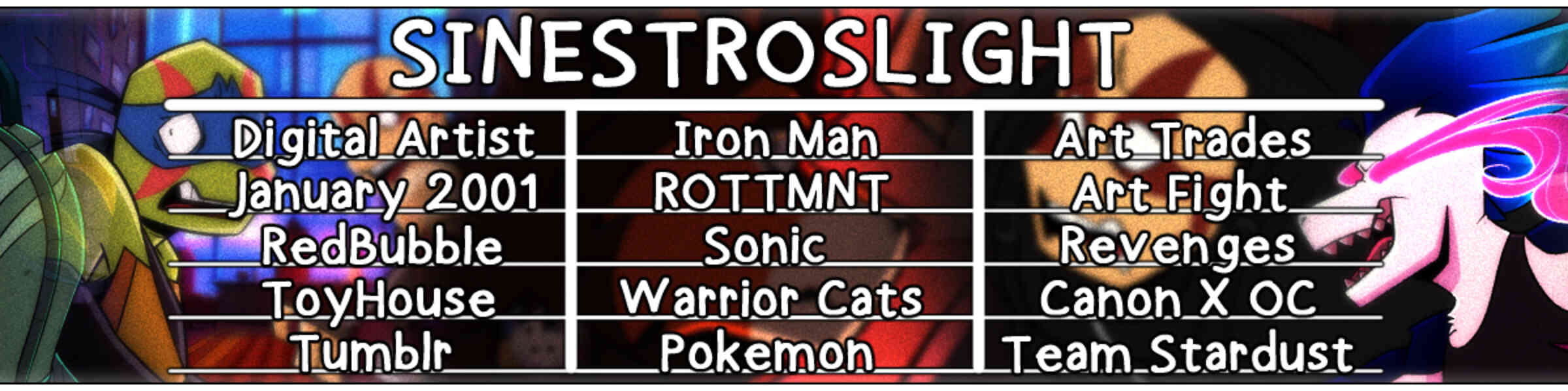 Artist shop banner image