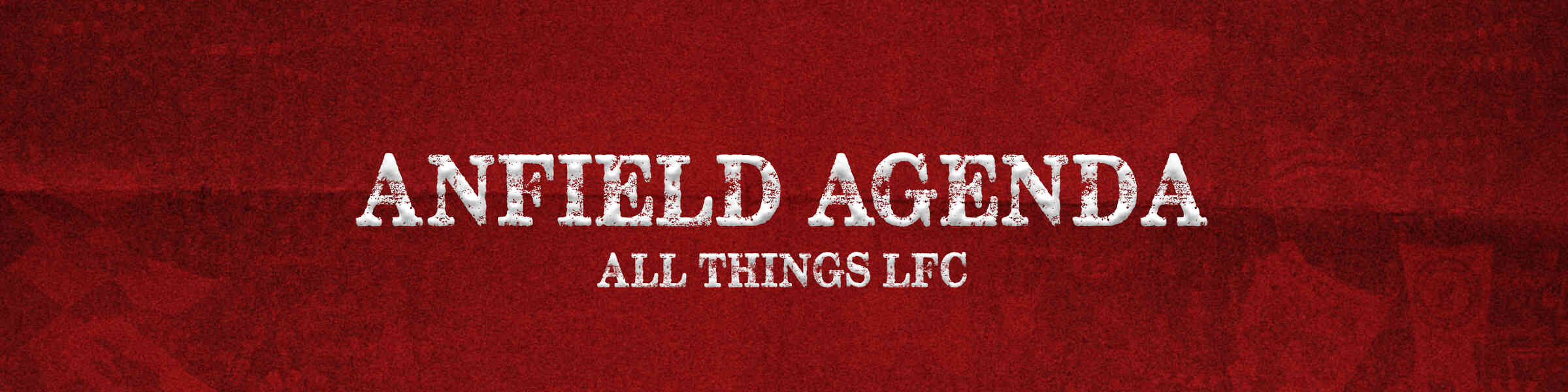 Craig Anfield Agenda