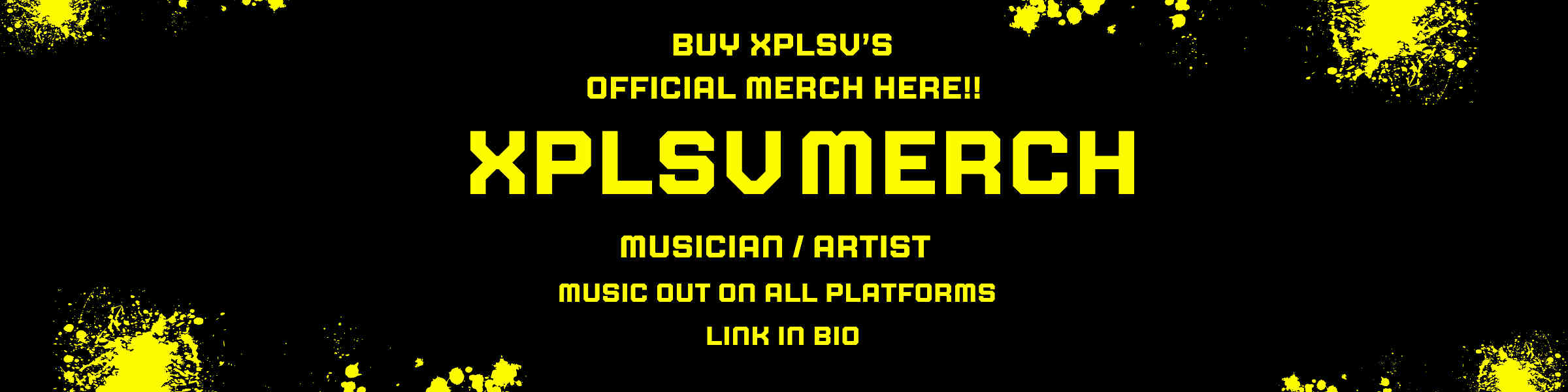 Artist shop banner image