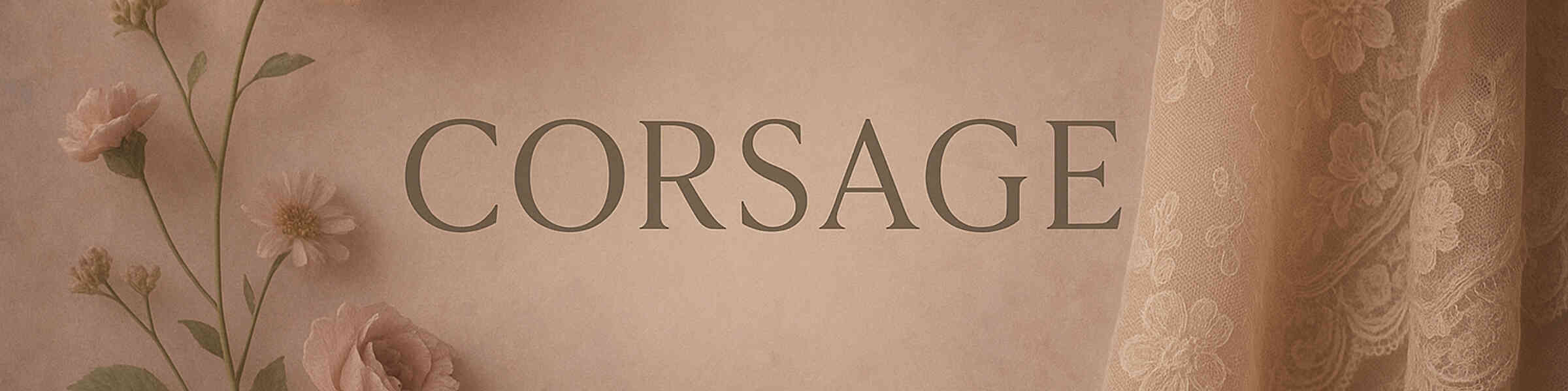 Redbubble banner for @Corsage