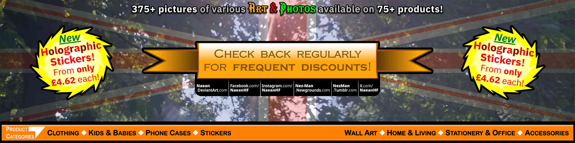 Artist shop banner image