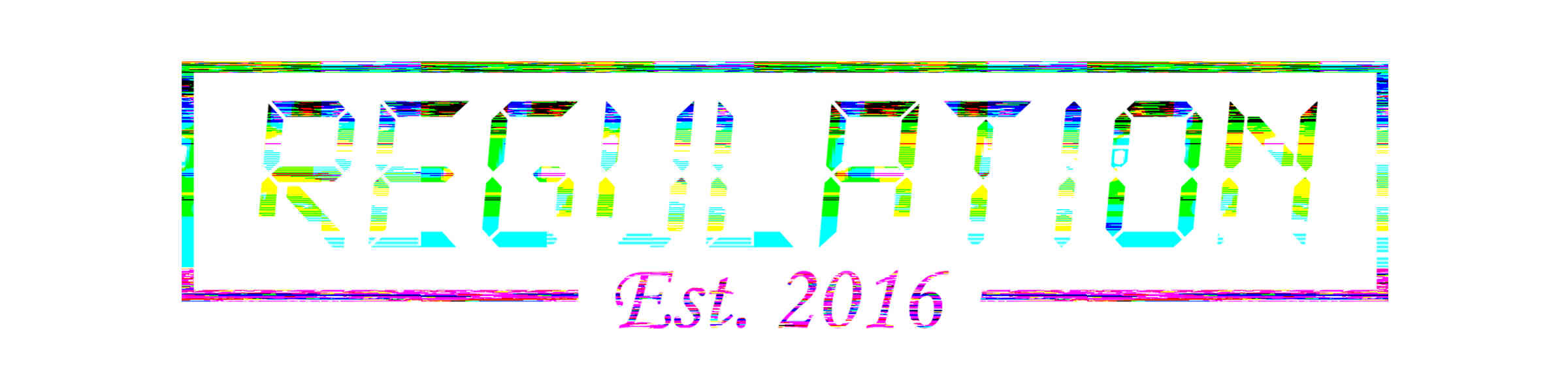 Redbubble banner for @regulation