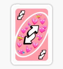 wholesome reverse card Sticker