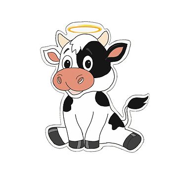 Holy Cow Sticker for Sale by ZeDeWitt