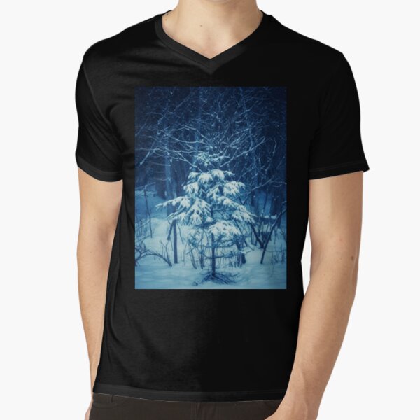 Charlie Brown Christmas tree V-Neck T-Shirt