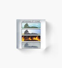 Seasons of Rome Acrylic Block