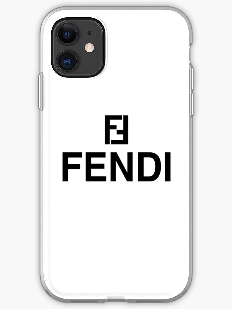 fendi logo phone case