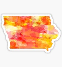 Iowa Watercolors 3 Sticker