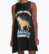 American Staffordshire Terrier Dog Lover A-Line Dress