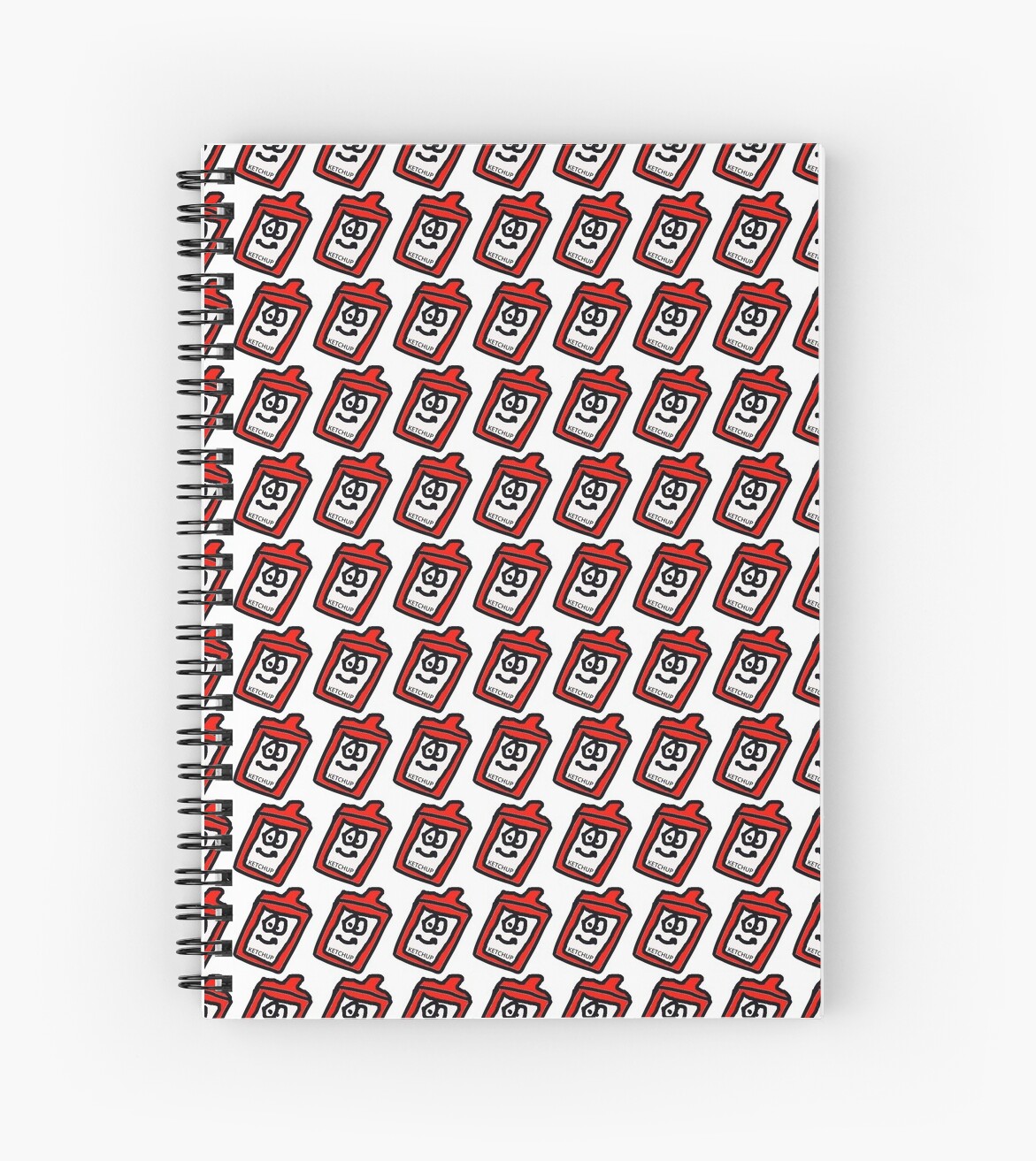 Ketchup Vs Mustard Ketchup Spiral Notebook By Chukoloco08 Redbubble - roblox ketchup