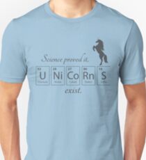 Einhörner existieren Unisex T-Shirt