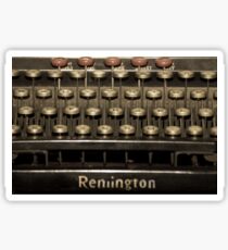 Old Typewriter Sticker