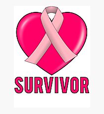 Breast Cancer Survivor Photographic Print