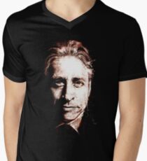 Camiseta de cuello en V Jon Stewart