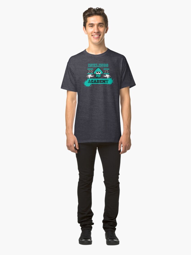 T-shirt classique ''SPLATOON ACADEMY TURQUOISE' : autre vue
