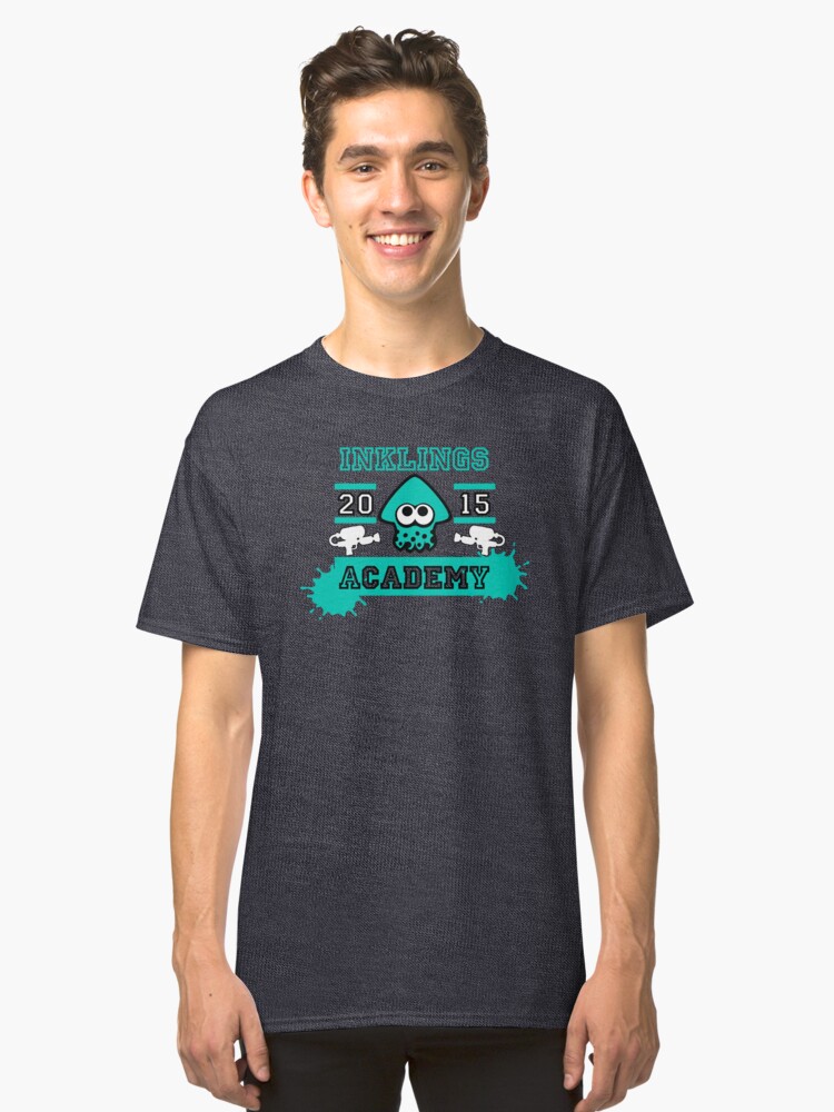 T-shirt classique ''SPLATOON ACADEMY TURQUOISE' : autre vue