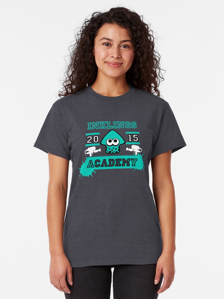 T-shirt classique ''SPLATOON ACADEMY TURQUOISE' : autre vue