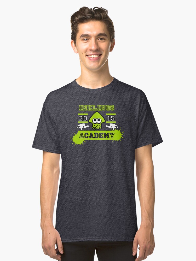 T-shirt classique ''SPLATOON ACADEMY LIME GEEN' : autre vue