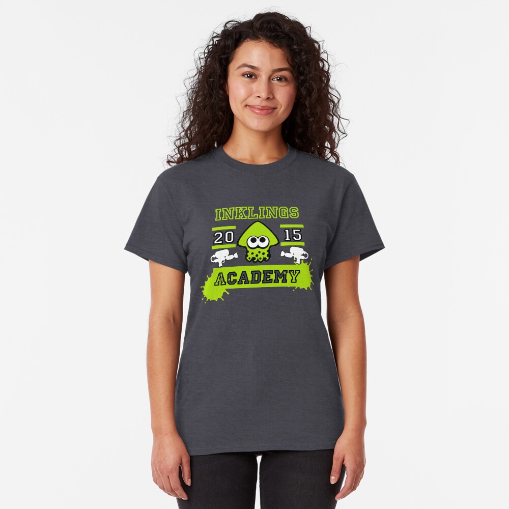 T-shirt classique « SPLATOON ACADEMY LIME GEEN»