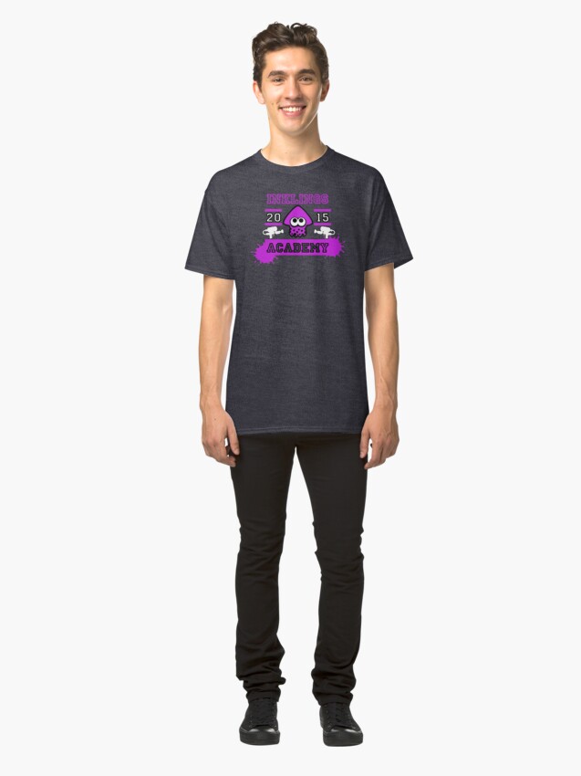 T-shirt classique ''SPLATOON ACADEMY PURPLE' : autre vue