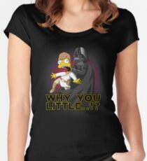 Why you little Women's Fitted Scoop T-Shirt