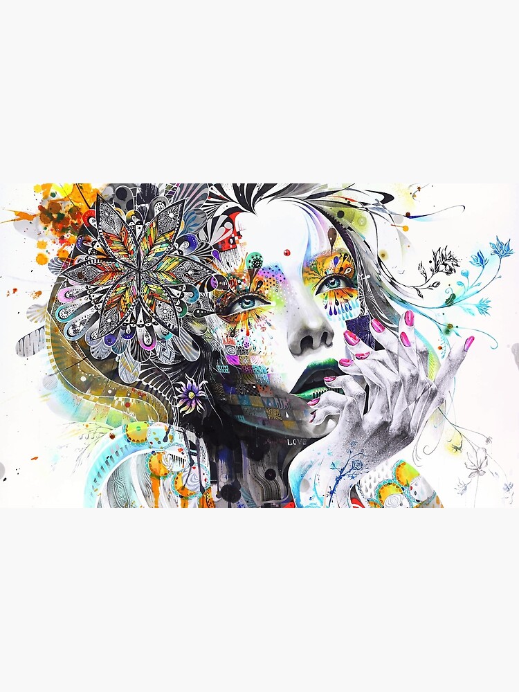 Banksy Urban Princess Graffiti Oil Painting by bufumofo