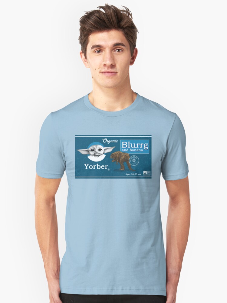 Alternate view of Organic Blurrg and Banana Slim Fit T-Shirt