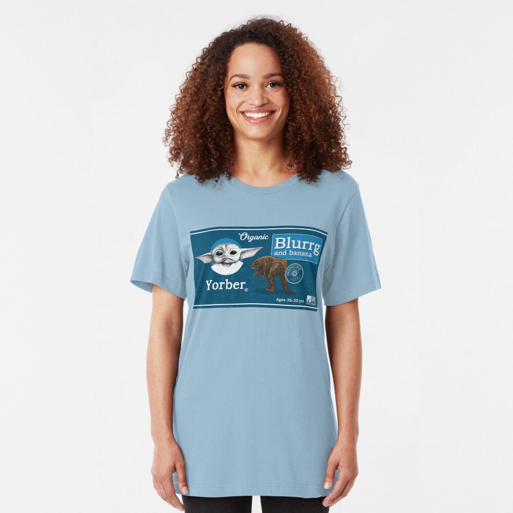 Organic Blurrg and Banana Slim Fit T-Shirt