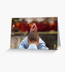 Bodh Gaya Prayer Greeting Card